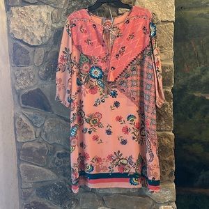 Johnny Was Lakshmi Mini Dress Silk